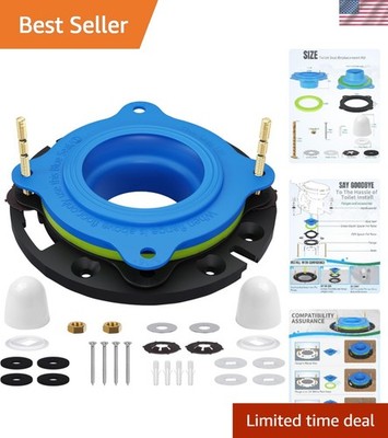 Comprehensive Toilet Installation Kit: Flange, Wax Seal & All Essential Hardware