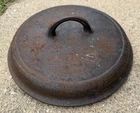 Antique Griswold No. 8 High Dome Cast Iron Skillet Lid Pan Vtg