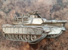 Bergamot Belt Buckle XMI ABRAMS BATTLE TANK BRASS Military USA