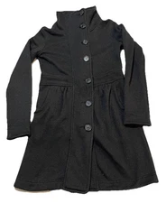 Patagonia Women’s Sz Small Better Sweater Button Up Coat Jacket Black 25655