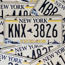 New York License Plate 🔥FREE📬🔥 1 Random NY Excelsior Tag ~ Read Discription