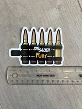 Sig Sauer Fury Pistol Handgun Firearm Tactical Sticker Free USPS Shipping