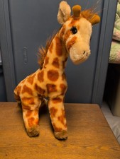 Vintage Dakin Giraffe Stuffed Animal Toy Plush African Safari Zoo 16in Tall 1981