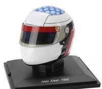 Modellismo Auto Statico Helmet F1 Casco Jean Alesi 412/T2 Ferrari 1995 Scala 1/5