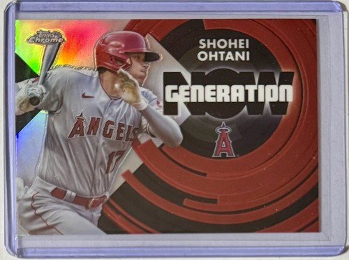 2022 Topps Chrome Update Shohei Ohtani Generation Now #GNC-5 Refractor Angels
