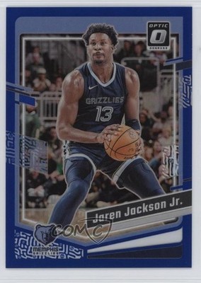2023-24 Panini Donruss Optic Blue Prizm 38/49 Jaren Jackson Jr #181 16wc