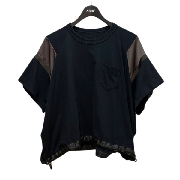 SACAI X NIKE T shirt Sacai in jersey di cotone usata 24 07171 nero x marrone taglia 2 090625