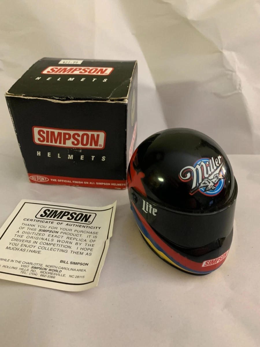 SIMPSON ミニチュアヘルメット ラリー・ディクソン Larry Dixon Miller Simpson Mini Helmet NHRA Limited 1st Edition