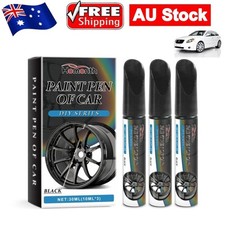 Car Wheel Scratch Repair Pen 3/6/9/15Pcs Black Rim Touch Up Paint for Cars AU