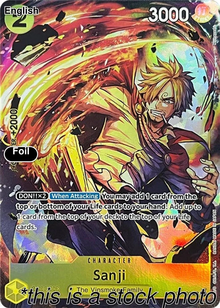 Sanji OP03-102 One Piece Promotion Cards for sale | eBay