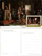 Posta Romana Romania FDC postcard sku331 Theodor Aman gifts messengers