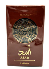 Lattafa Asad Bourbon Eau De Parfum  100 ml / 3.4 oz  Sealed 