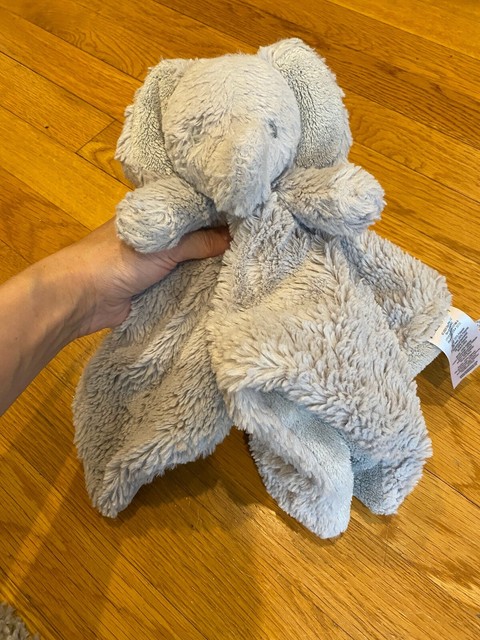 Koala Baby Elephant Gray Fluffy Rattle Plush Lovey Security Blanket Toy 5f62992 For Sale Online Ebay