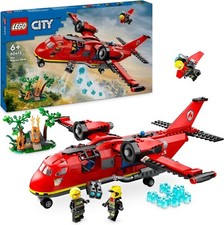LEGO City L’Avion de Sauvetage des Pompiers 60413 / Pilote Enfant NOEL
