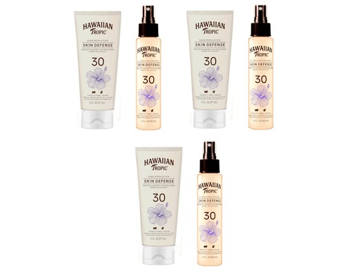 Hawaiian Tropic Sunscreen Lotion (6 Fl. Oz.) & Mist (3.4 Fl. Oz.) - Pack of 3 - 第 1/4 張圖片