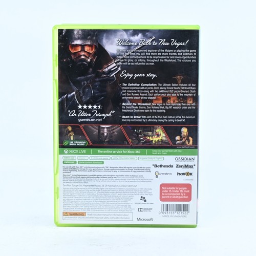 Fallout: New Vegas Ultimate Edition - Xbox 360 Game + Manual - PAL - MINT DISC! - Picture 2 of 7