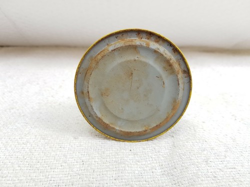 1960s Vintage Lady Snake Charmer Confectionery Advertising Tin Plate Round T1102 - Picture 3 of 4