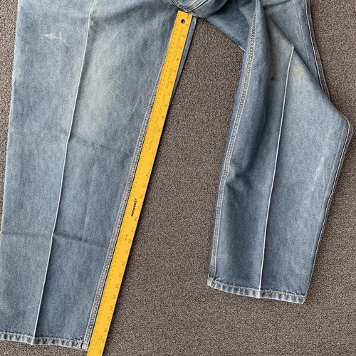 Vintage Y2K Tommy Hilfiger Men's 34 x 32 Baggy Skater Carpenter Blue - Picture 9 of 16