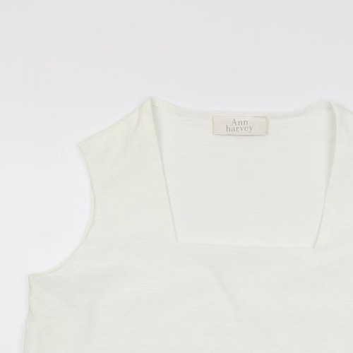 Ann Harvey Womens Ivory Polyester Blend Tank Size 18 - Picture 5 of 12