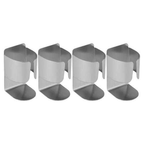 4 Pcs Electric Toothbrush Storage Rack Travel Stand Stainless Holder