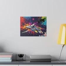 Painted Galaxy Matte Canvas, Stretched, 0.75"