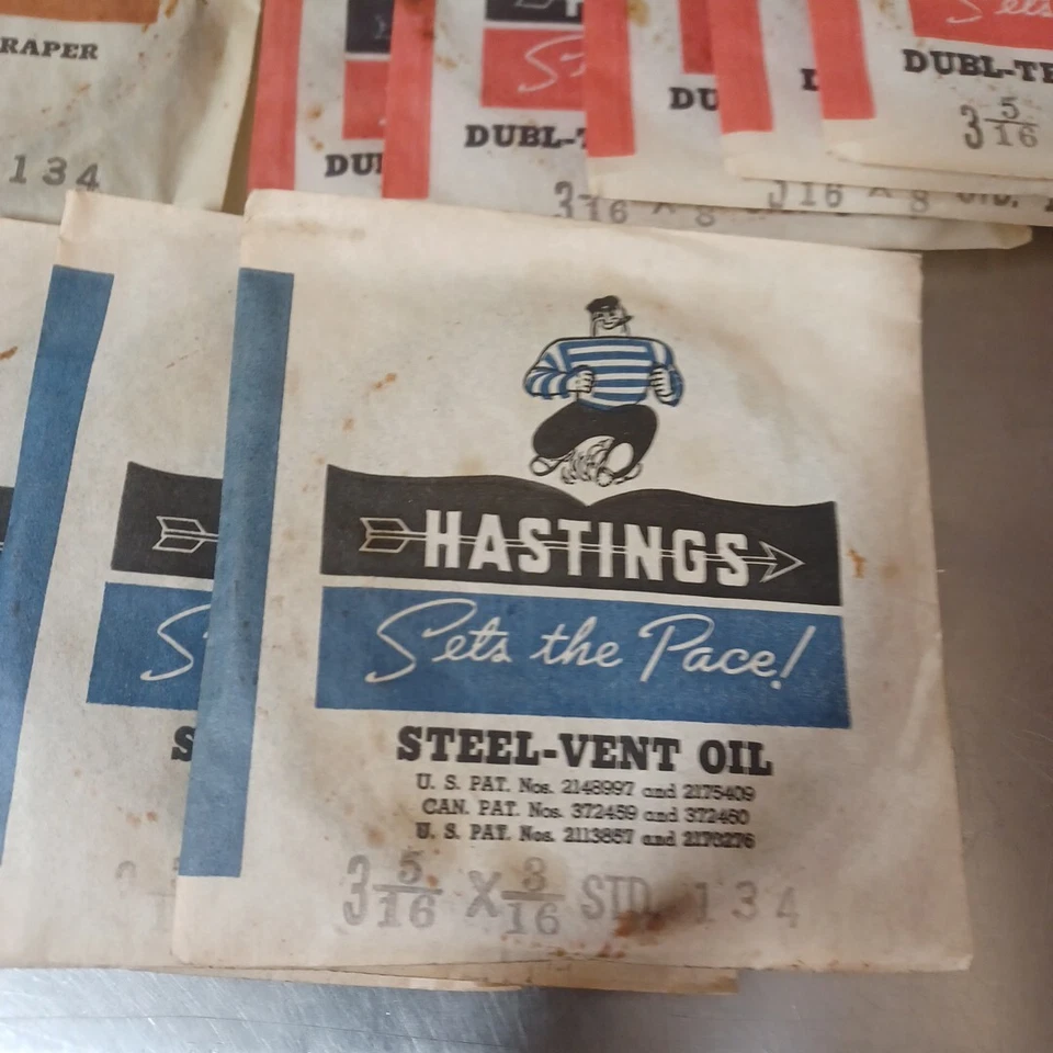 Комплект поршневых колец Hastings NOS 134 стандартные - Изображение 2 из 4