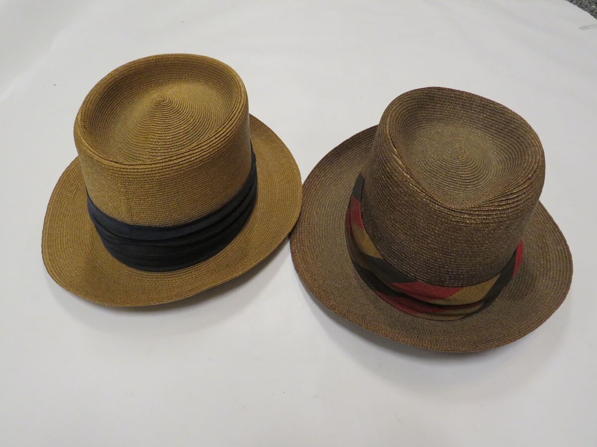 Vintage cavanagh straw hat Milan 7 1/2