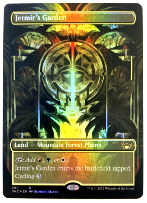 MTG Jetmir's Garden BORDERLESS FOIL Streets of New Capenna 291 NM