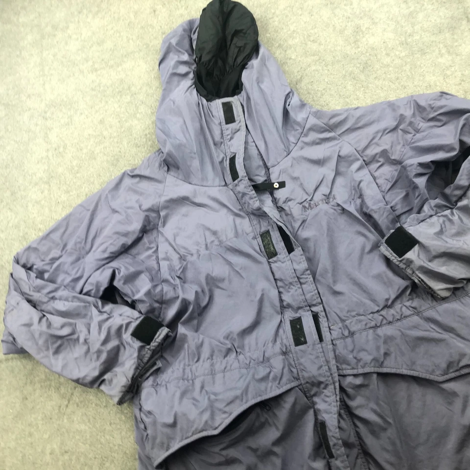 Chaqueta cortavientos informal de colección Marmot para mujer XL púrpura cremallera completa al aire libre Foto 3 de 4