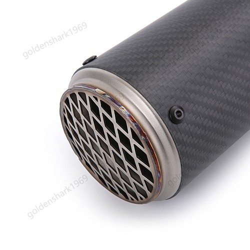 For CF-Moto 450SR-S 2023-2025 Exhaust System Black Carbon Fiber Muffler Pipe Tip - Picture 10 of 13