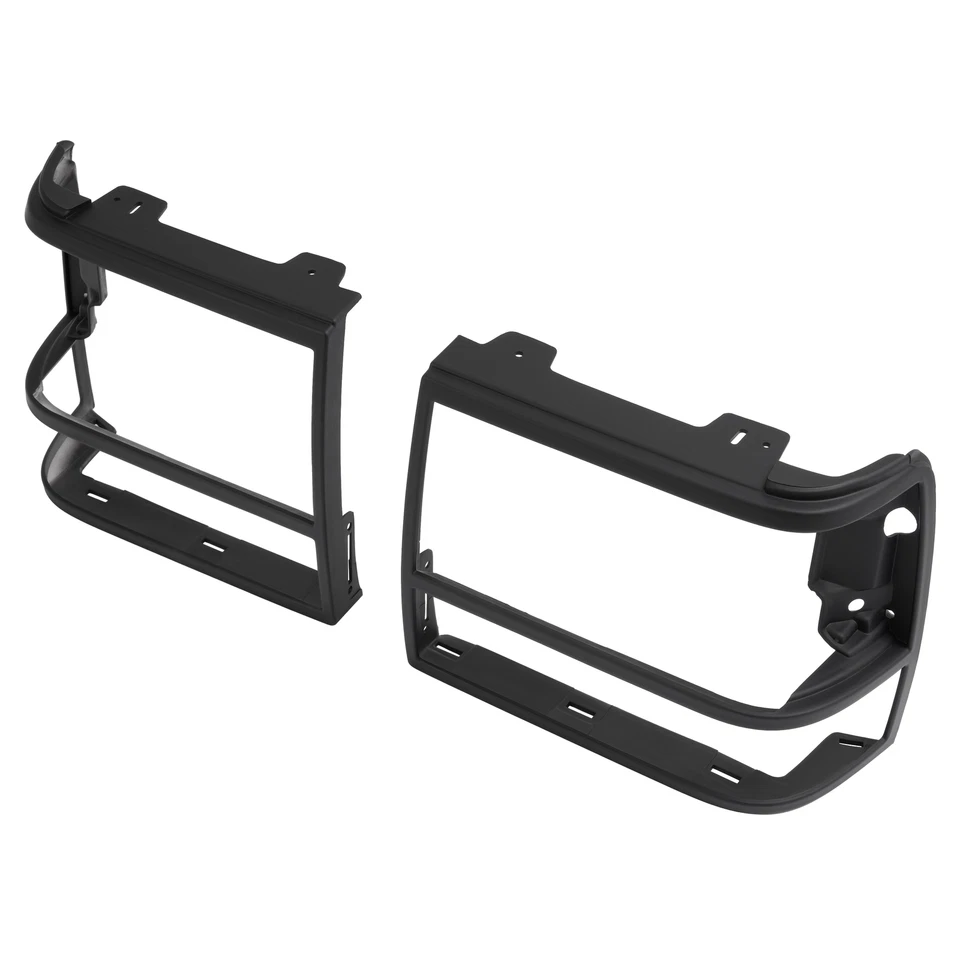 Bisel de ajuste de faros delanteros negro 2 piezas para Ford Ranger Bronco Explorer 1989-1994 Foto 3 de 4