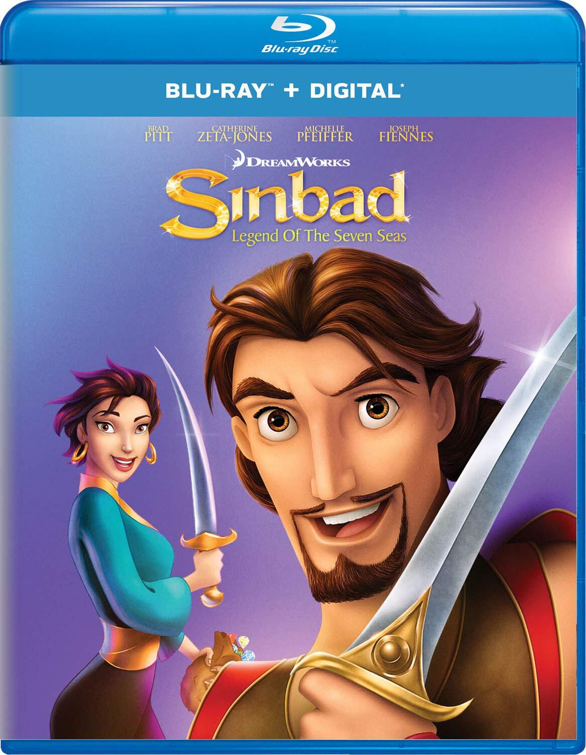 Sinbad: Legend of the Seven Seas (Blu-ray) Brad Pitt Catherine Zeta-Jones