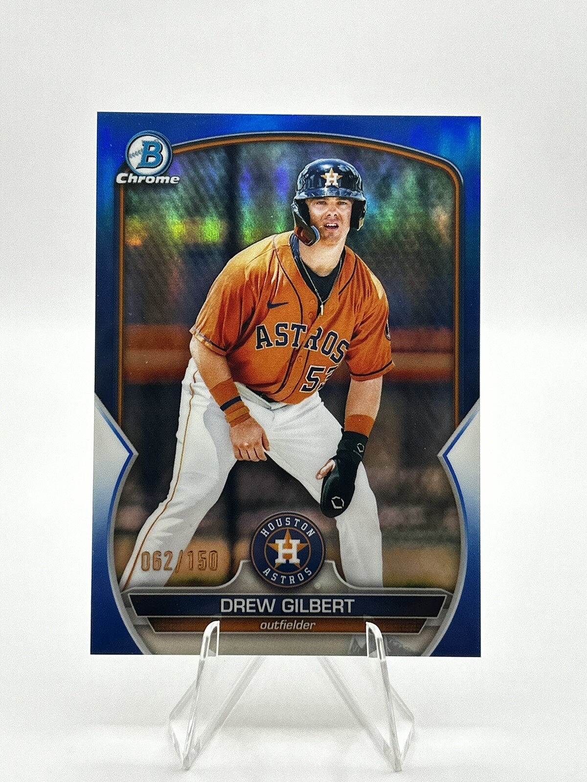2023 Bowman 1st Edition True Blue Drew Gilbert /150 Houston Astros