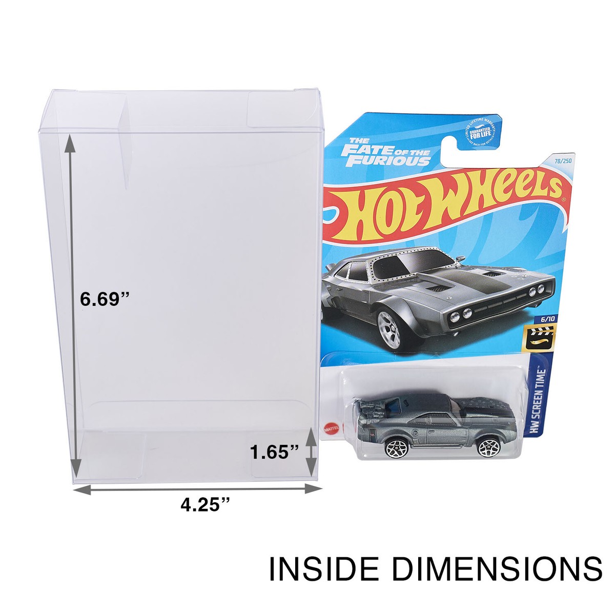 Hot Wheels Protector Case for Mainline and Matchbox Cars Carded