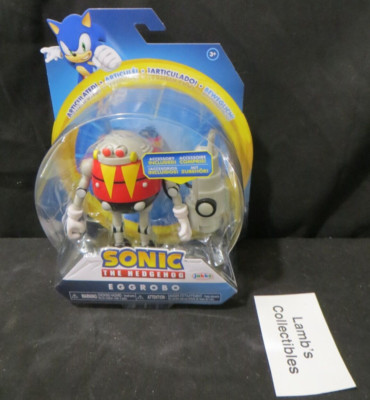 Super Sonic The Hedgehog Eggrobo Action Figure 4'' Jakks Pacific 2022 w/ Blaster