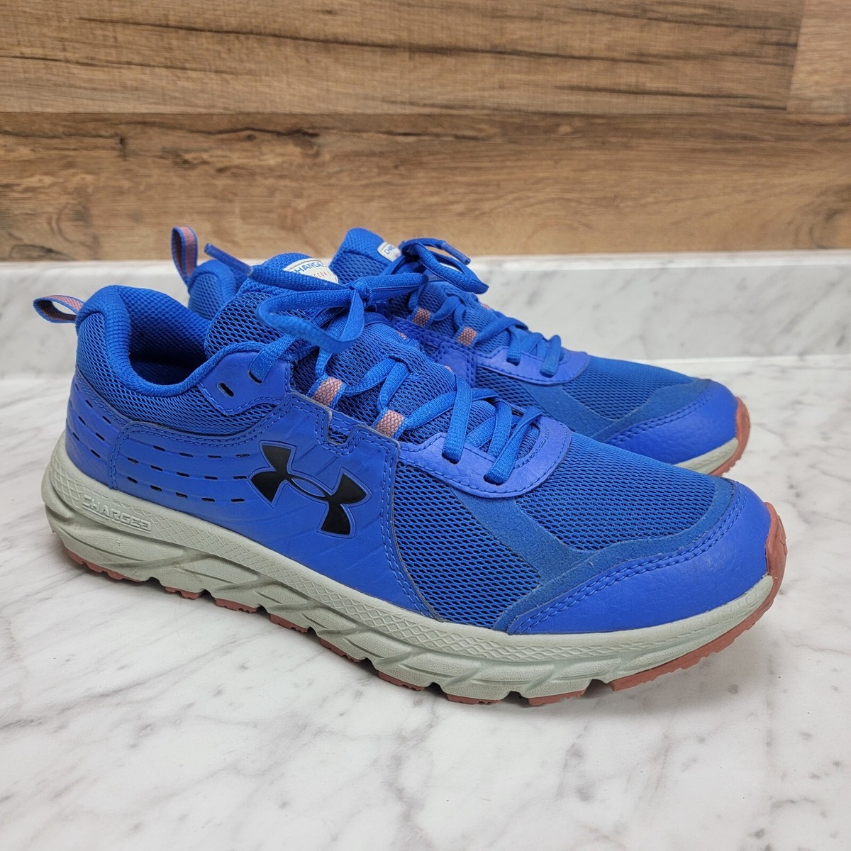 Under Armour Blue‎ Mesh Men\'s Athletic Shoes Amazon.com | Under Armour Mens HOVR Phantom 2, Blue/White, 8  main image 4
