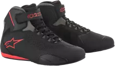 Sektor Vented Shoes Alpinestars Black Gray Red 9