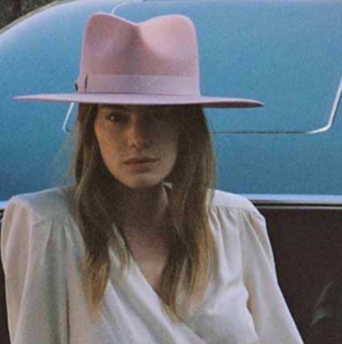 Free People LACK OF COLOR RANCHER FELT HAT IN DREAMER dusty  display picture 3