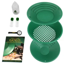 Garrett Prospecting Mining Panning Gravity Trap Gold Pan Kit 1651310