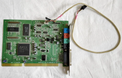 Creative Labs Sound blasterAWE64 CT4550, 16bit ISA ,Soundkarte, Game Port, MIDI