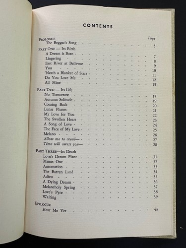 Triad Songs of Love, by Edward J. Klanit - 1958 - Signed, 1st Ed, HC Book DJ - Picture 10 of 18