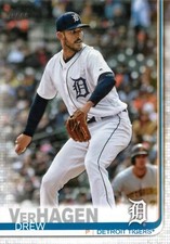 Drew VerHagen 2019 Topps Series 2 Baseball MLB Base Card #586 Detroit Tigers