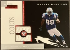 2005 Topps Pristine Marvin Harrison Rare Jersey Relic SSP #/75 Colts MINT!