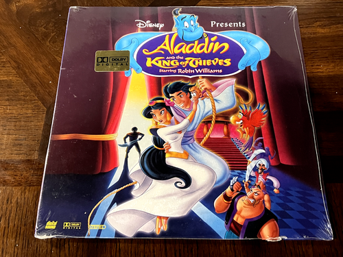 Disney-Aladdin and the King Of Thieves- LaserDisc New - 第 1/1 張圖片