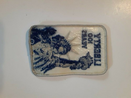 Vtg 1986 Statue of Liberty 100 Years Anniversary embroidered Patch NYC America - Picture 2 of 3