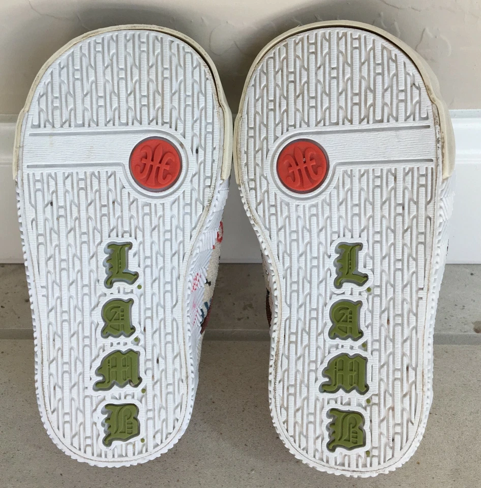 Gwen Stefani L.A.M.B. Sapato Mocassim LAMB Criança Meninos Meninas Muito Bom Estado Raro Tamanho 5 - Imagem 2 de 4