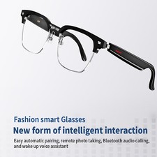 Bluetooth Sunglasses,Touch Control Open Ear Speaker Smart Glasses for Music Call
