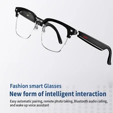 Bluetooth Sunglasses,Touch Control Open Ear Speaker Smart Glasses for Music Call