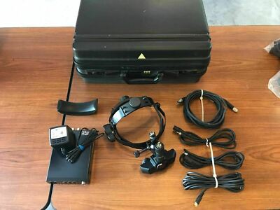 HEINE Video Omega 2C Binocular Indirect Video Ophthalmoscope w/ Case-Tested 500