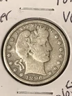 1896-O Barber Quarter   VG+  (*Scratch on Obverse*)      **KEY DATE**